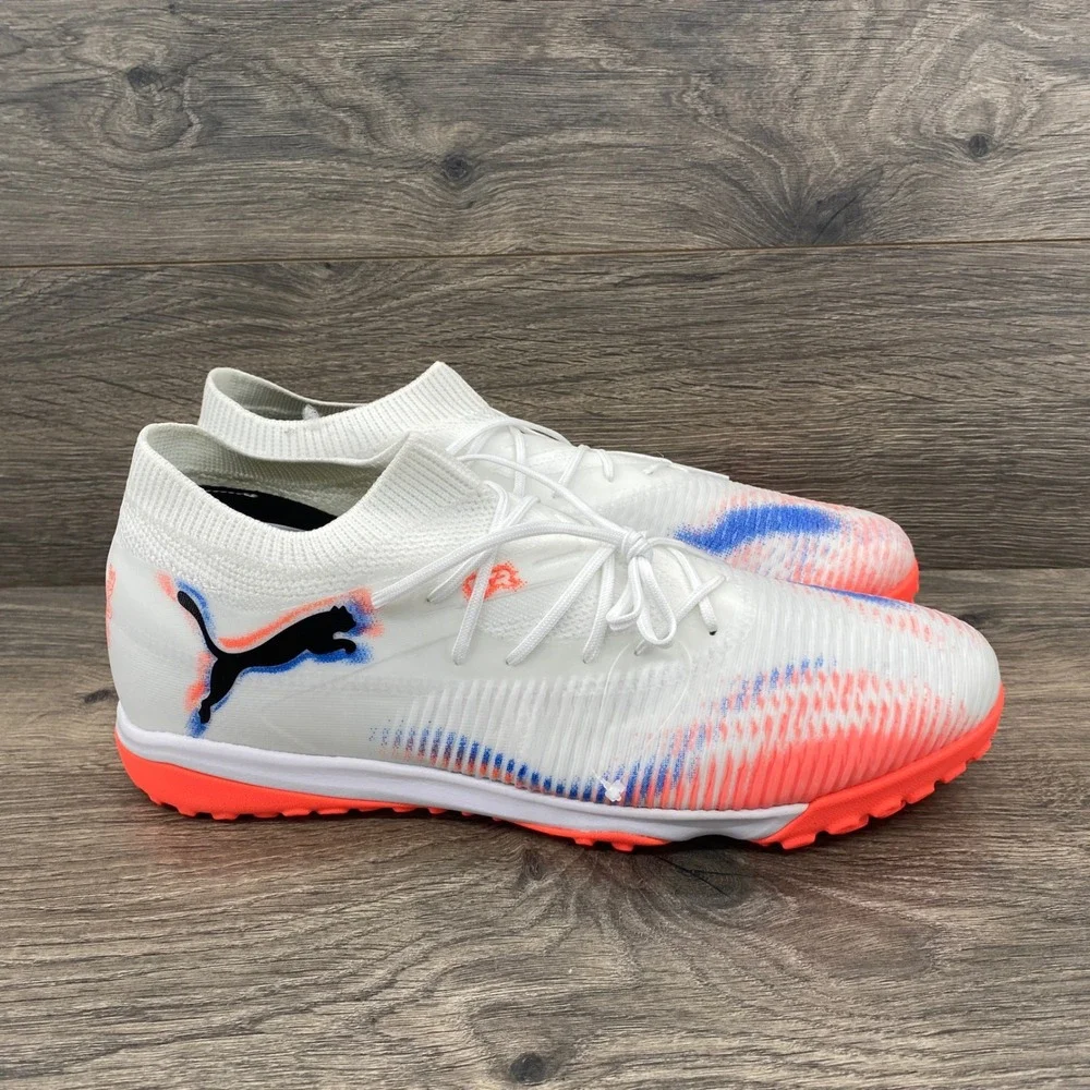 Puma Future 7 Play IT Soccer Shoes Mens 11 White Sunset Glow 108597-01